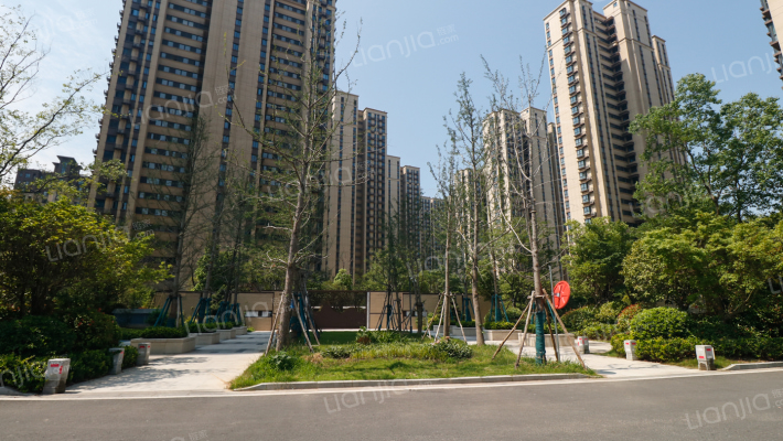 新居棠悦花园南园外景图