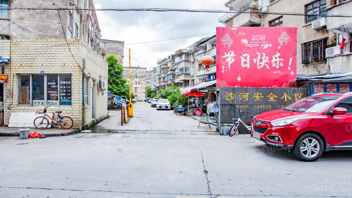 沙河安全小区外景图