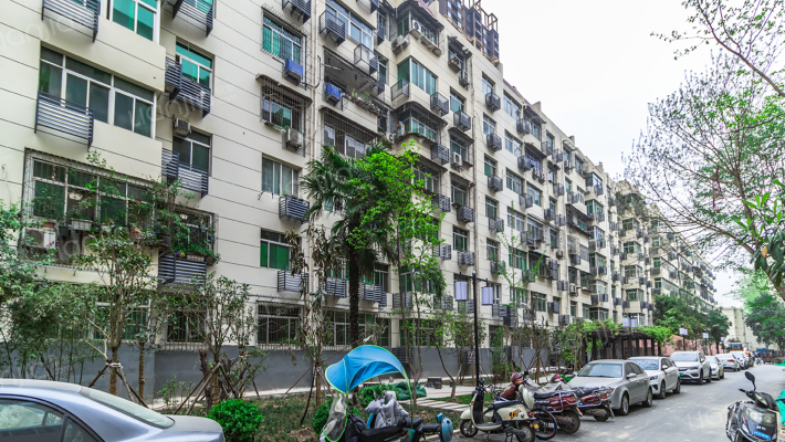 交通部第二公路工程局生活区外景图