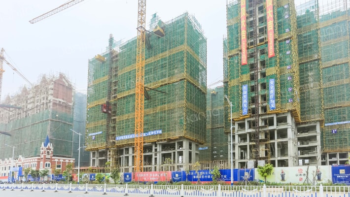 紫薇.英伦小镇外景图