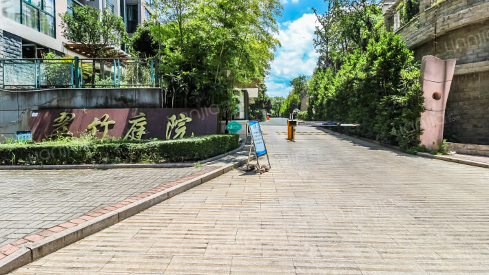 翠竹庭院外景图