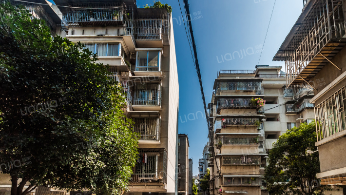 广西林业桂林木材工业公司生活区外景图