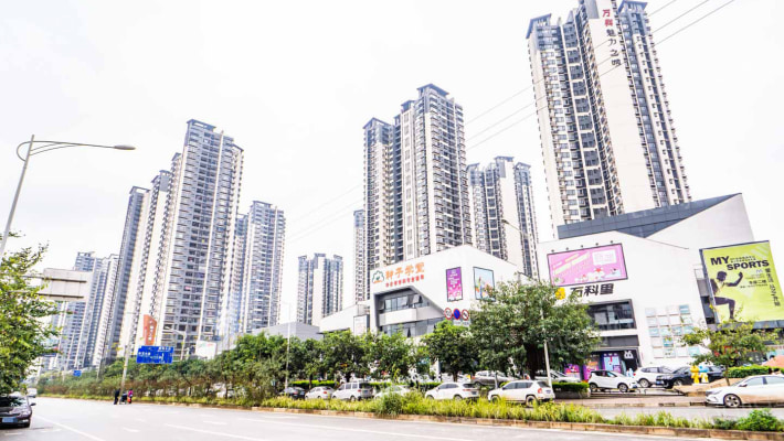 万科魅力之城外景图