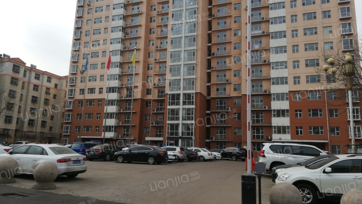 灯特高层小区住宅楼外景图