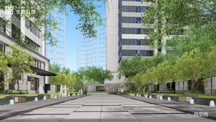 宝新公馆外景图