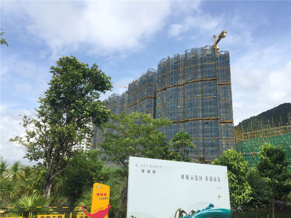 悦山湖实景图
