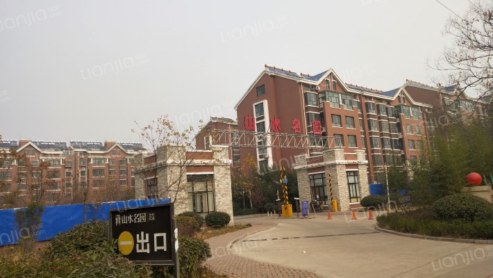 山水名园外景图