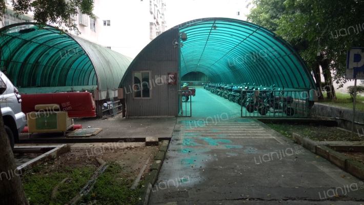 广东省连州粤连电厂生活区外景图