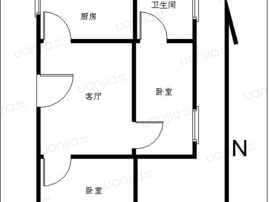 富丽家园怡居新村二手房 当前房源 基本信息 基本属性 房屋户型2室2厅