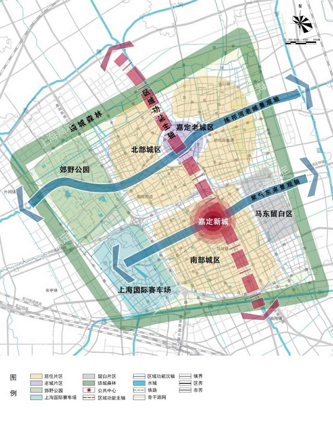 上图来源于《上海市嘉定区总体规划暨土地利用总体规划(2017-2035年)》