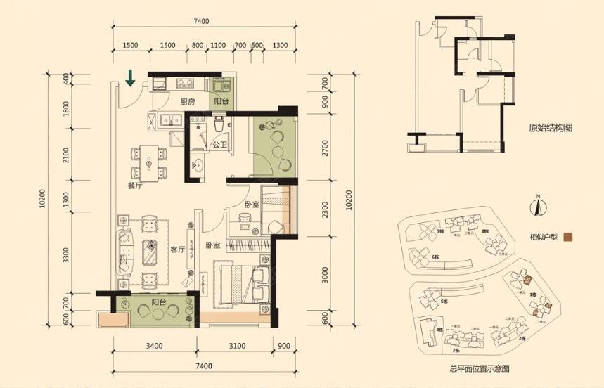 庐江众发世纪城户型图图片