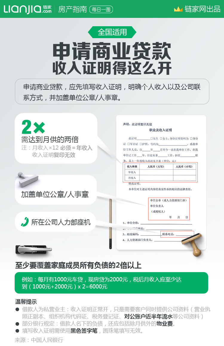 收入证明开具的方法