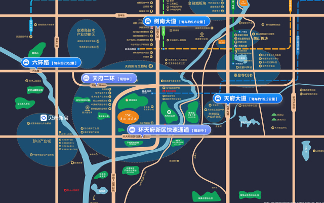 复地天府湾区位介绍