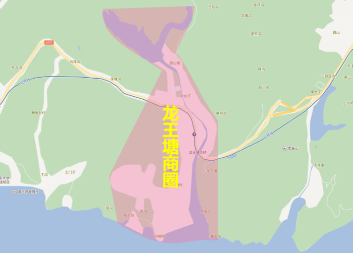 龙王塘商圈位于大连西部城区,随着高新区范围的不断扩张,目前龙王塘