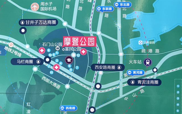 横跨西安路及马栏广场,辐射青泥洼桥,和平广场,大连四大商圈尽在掌握