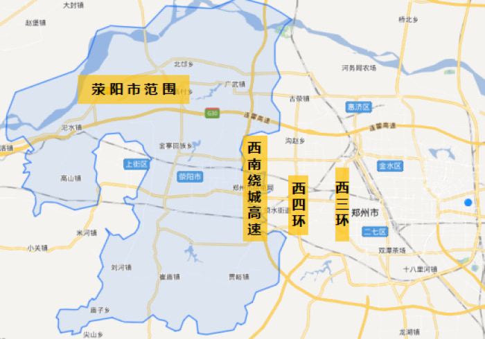 荥阳市区域划分图片