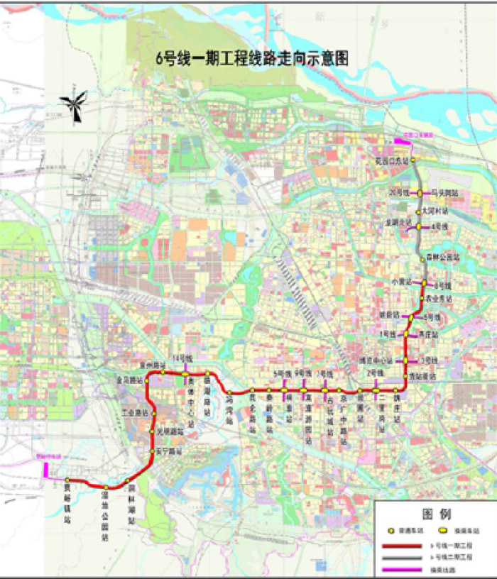 鄭州地鐵三期68號線有新變化涉及高新白沙綠博楊金片區附樓市解析