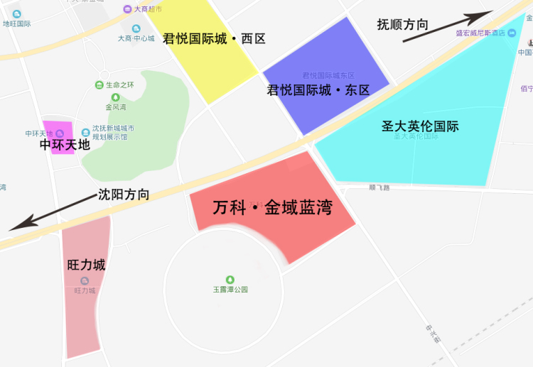 沈抚新区卫星地图图片