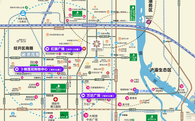 世茂璀璨倾城区位介绍