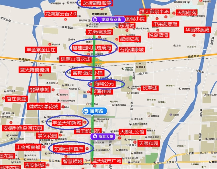 踩盤日記:牟平通海路商圈項目盤點!