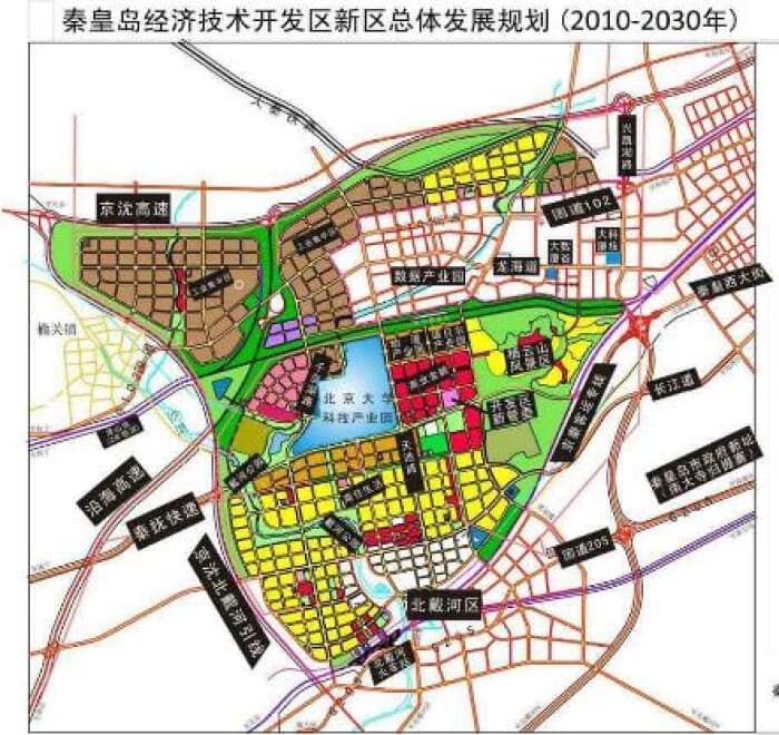 秦皇岛开发区地图图片