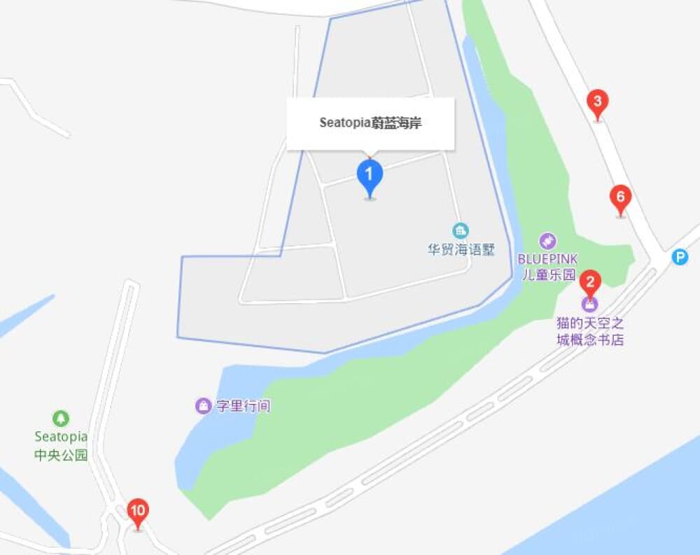 远洋蔚蓝海岸区位