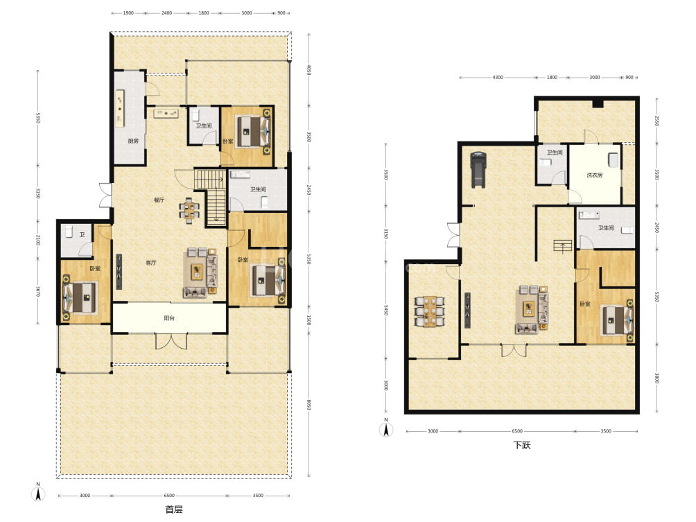 利航棠樾府户型图(链家网)