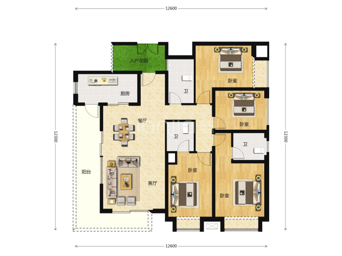 融城昆明湖--建面 155m²