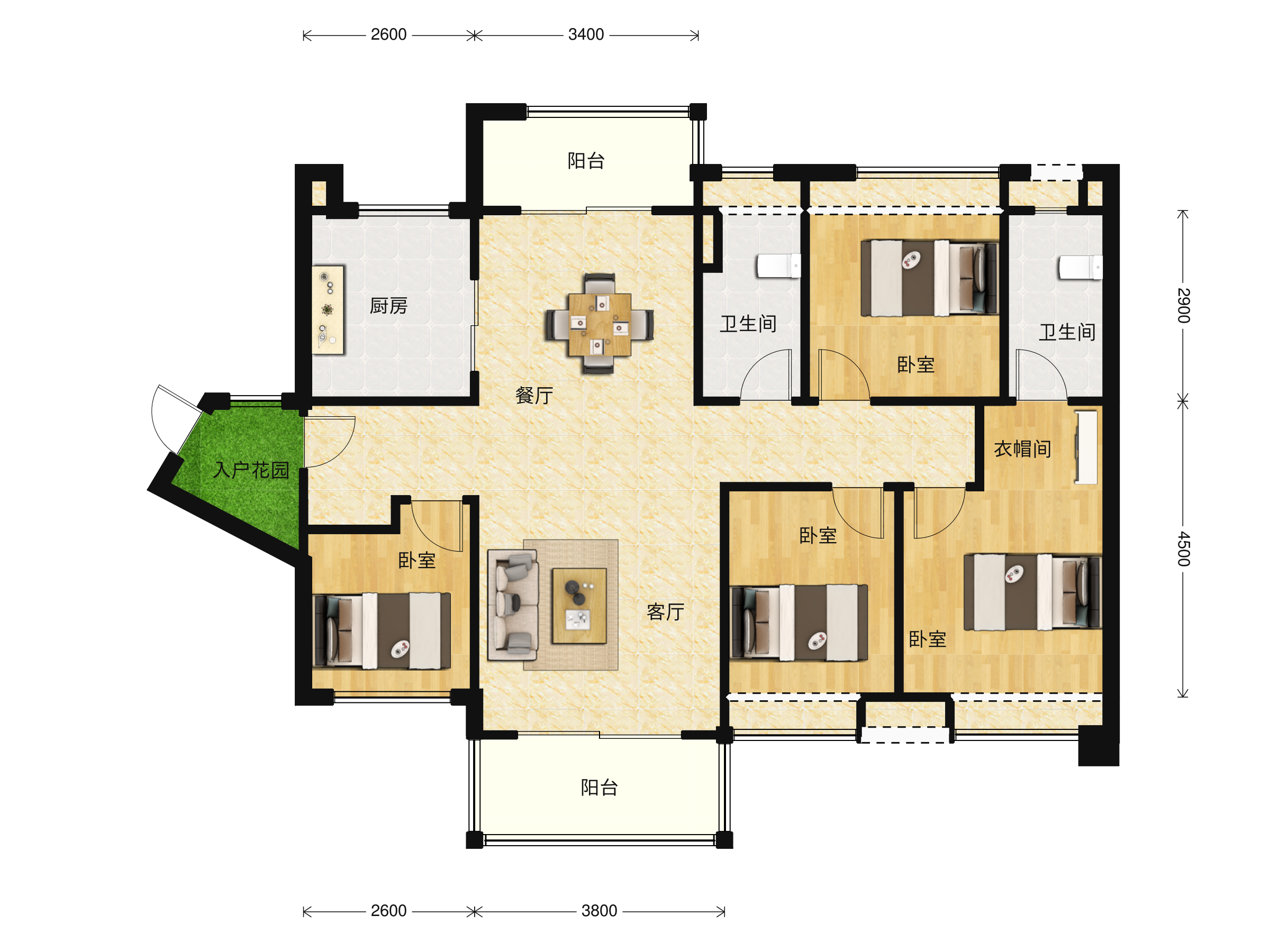 美的云筑户型图(美的云筑链家新房)