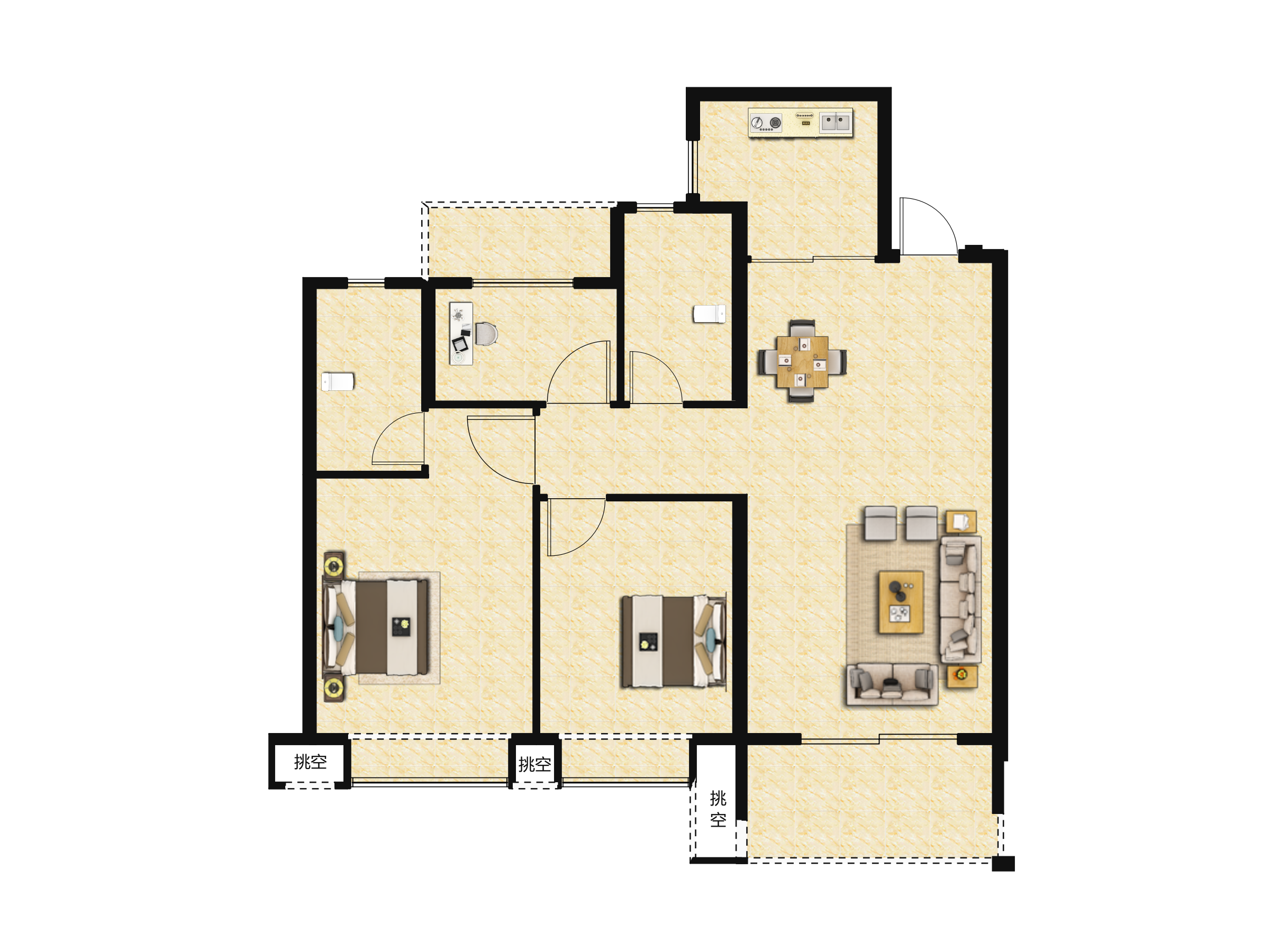卓越蔚蓝海岸户型图