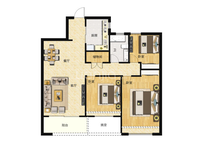 中城新时代--建面 99m²