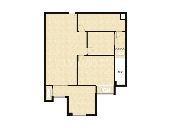 华融现代城--建面 73.23m²