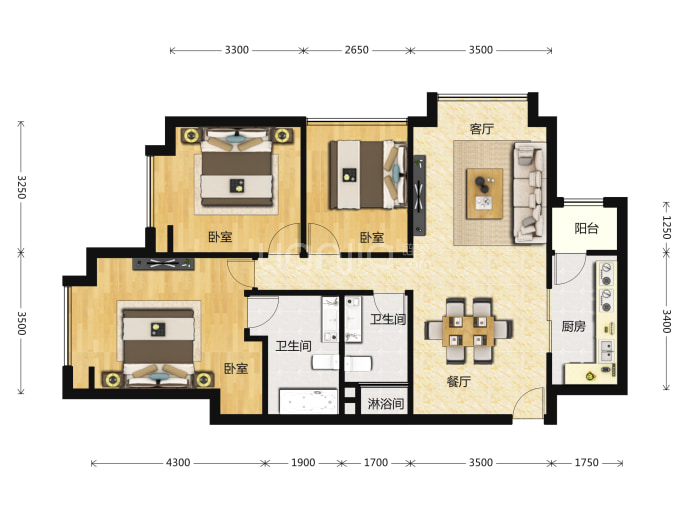 合景寰汇公馆--建面 112m²