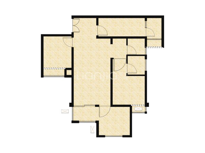 富州平顶山--套内 70m²