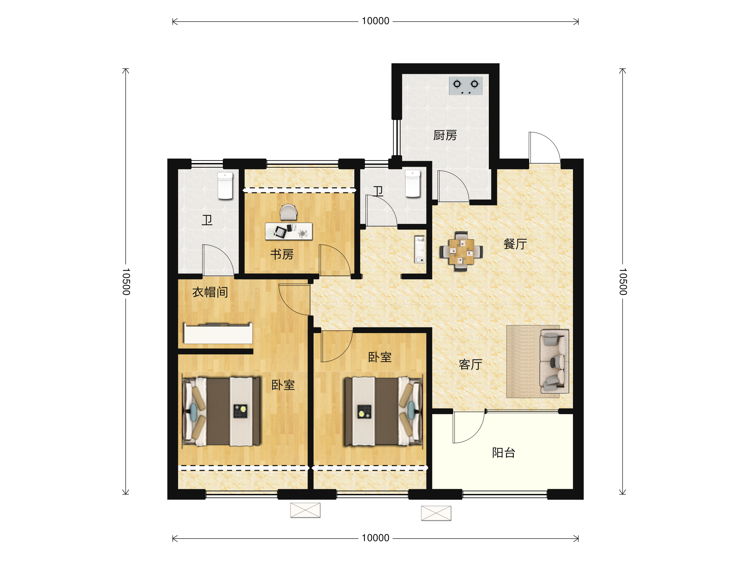 中粮锦云天城户型图
