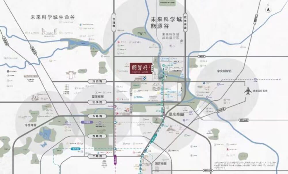 昌平 北京国贤府区位