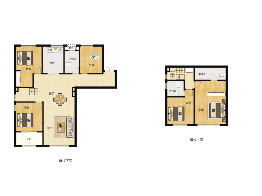 建发央著户型图(链家网)