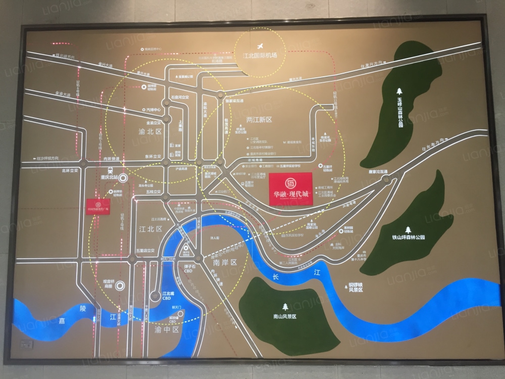 华融现代城区位