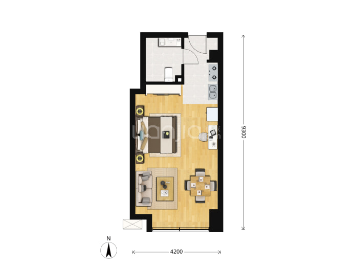 中核岭寓--建面 52.29m²