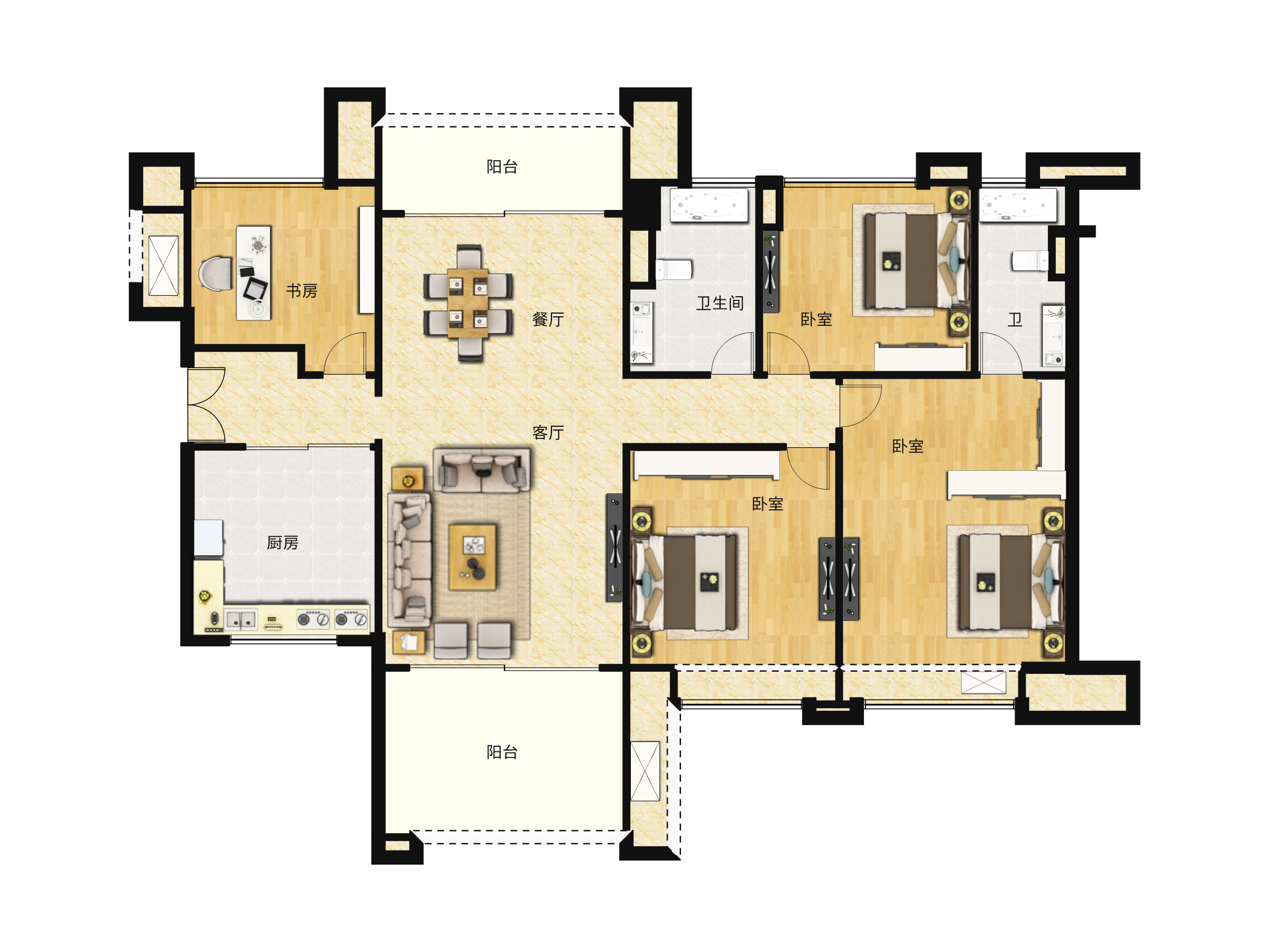 怡翠尊堤户型图