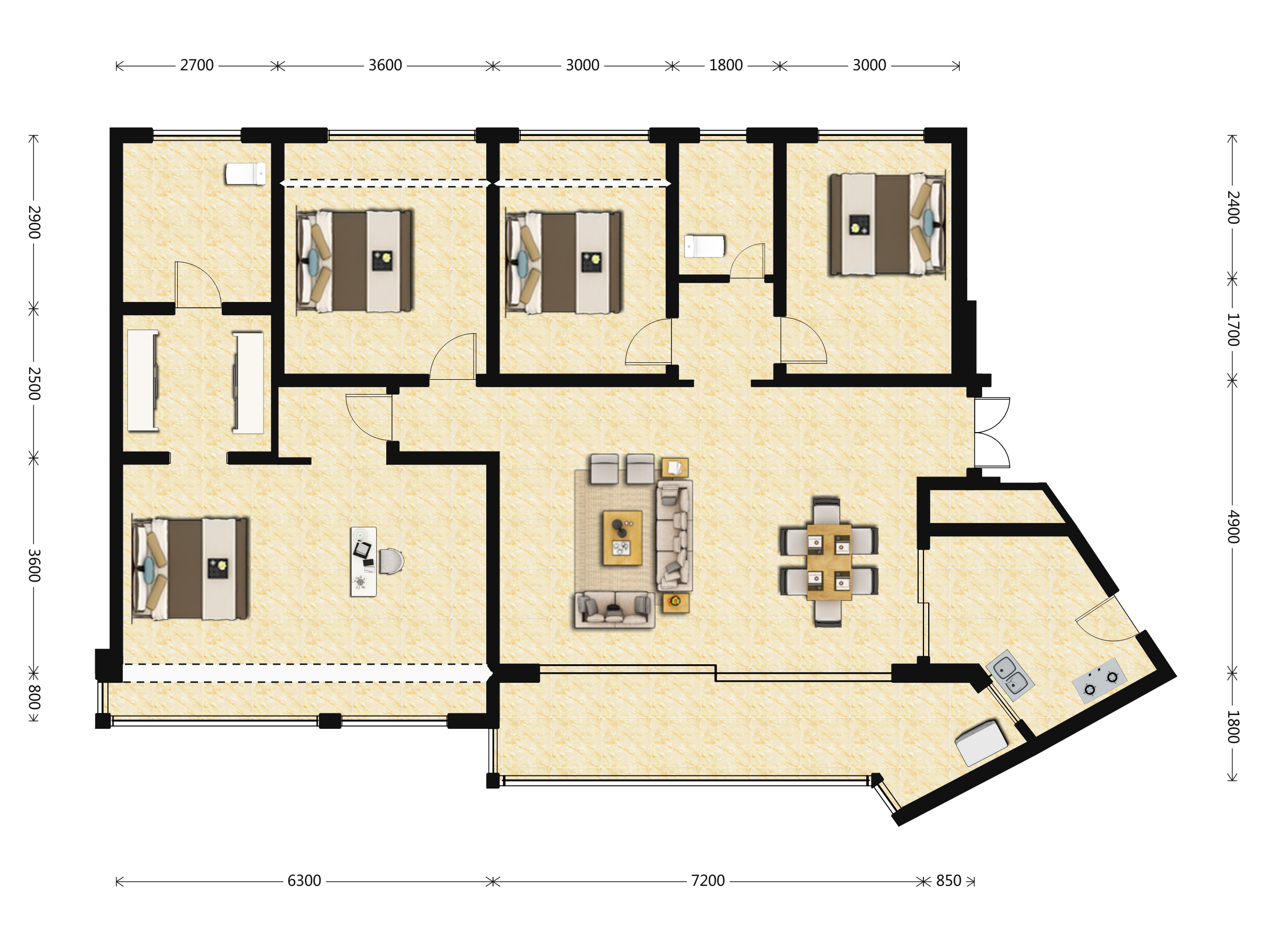 金融街融景城户型图