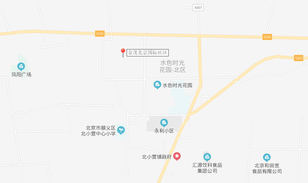 金茂北京国际社区区位