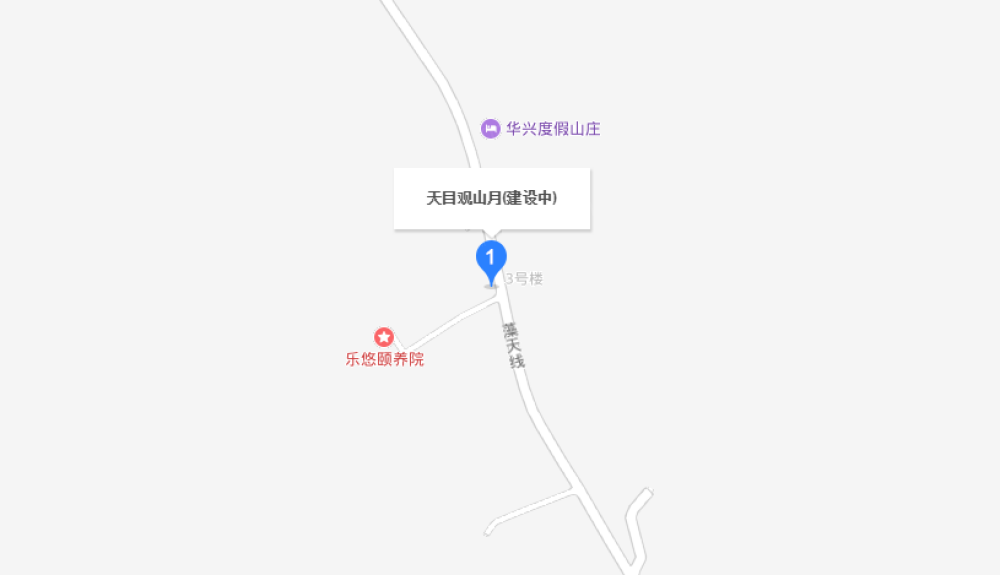 天目观山月区位