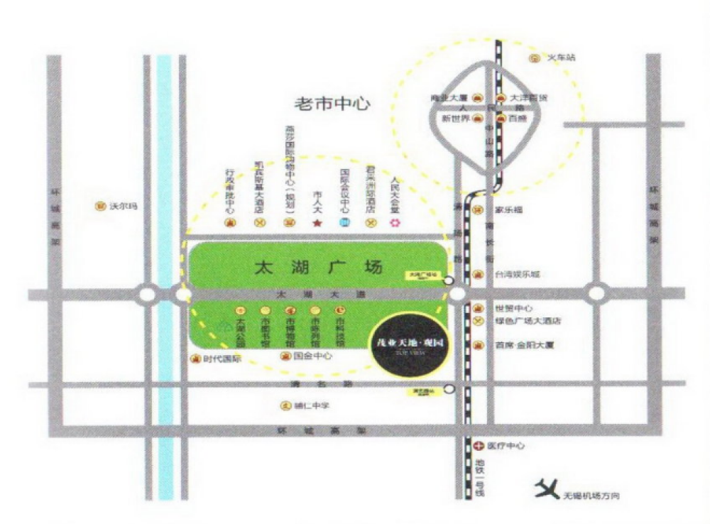 茂业天地观园区位