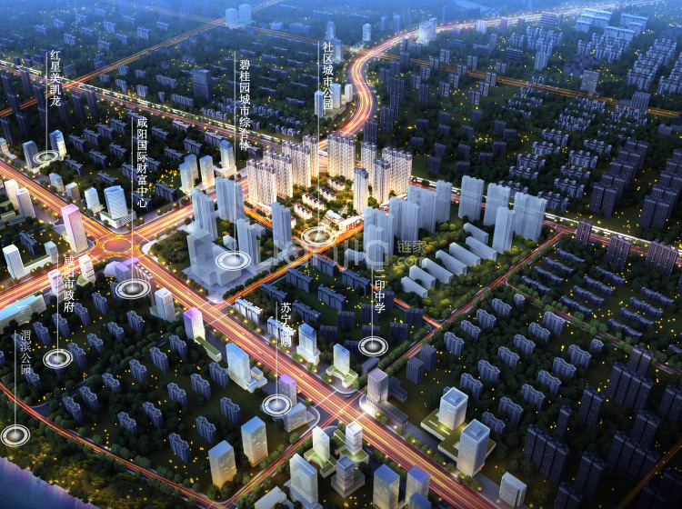 碧桂园秦都府效果图相册
