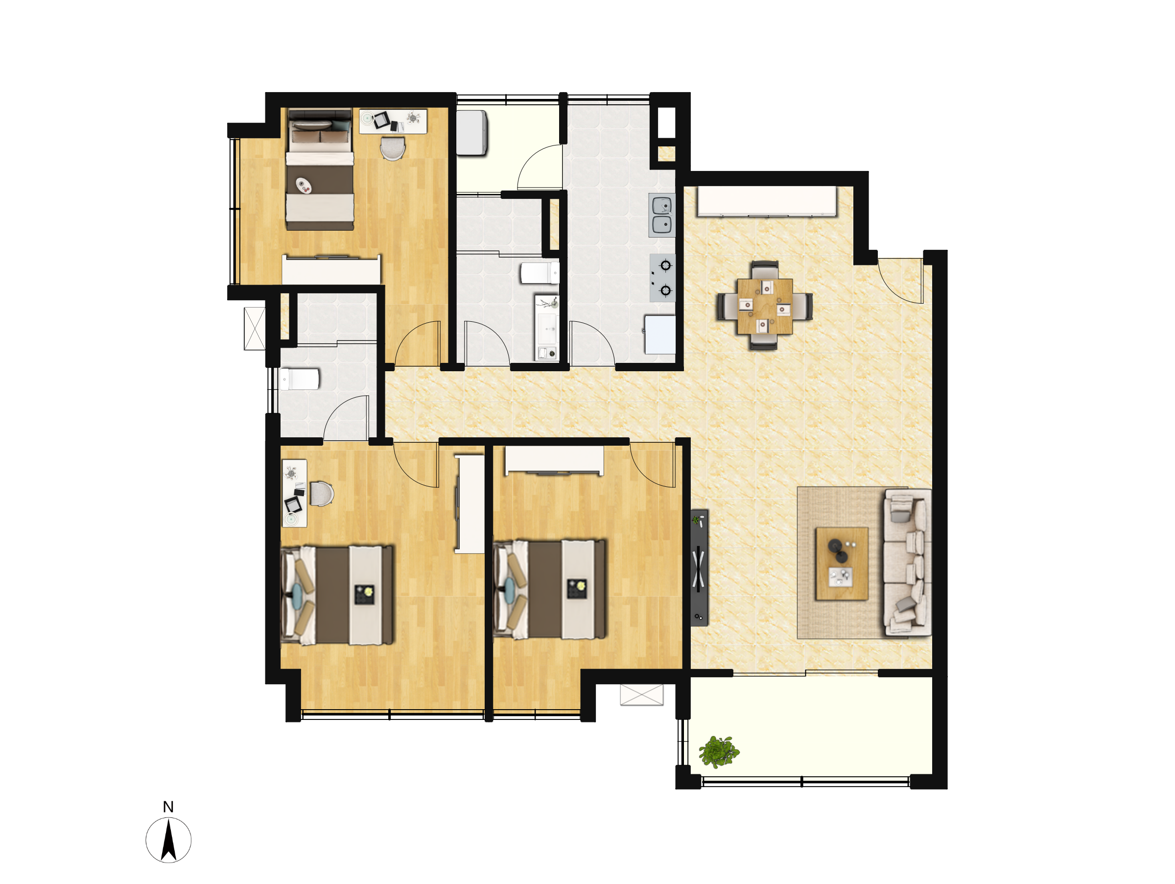 广地花园户型图