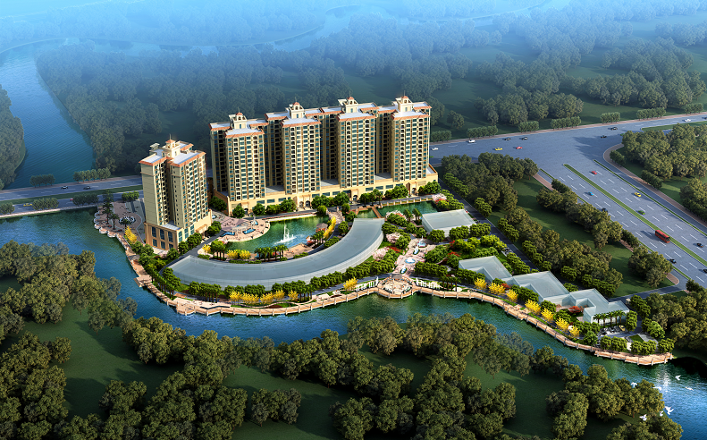 金碧湾花园东区江边好楼盘视野开阔配套齐全