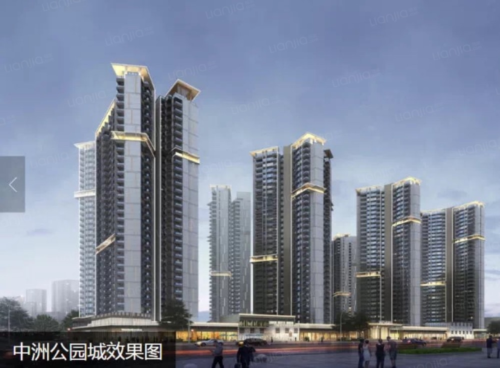 中洲河谷花园效果图