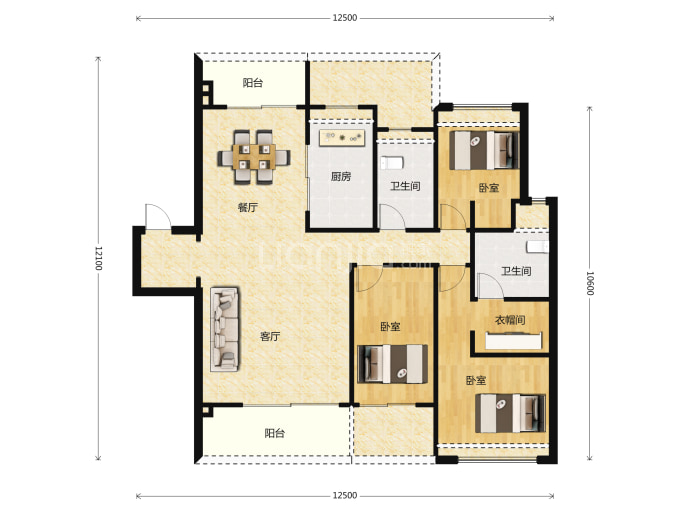 中城新时代--建面 117m²