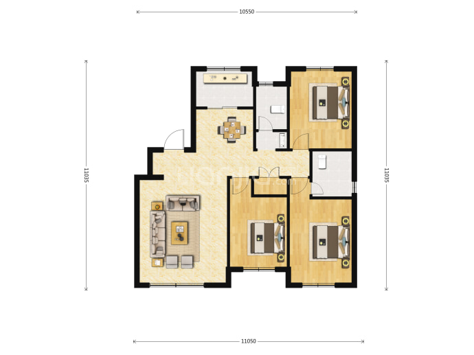 米兰颂--建面 119.09m²